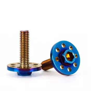 Фланцевый болт с большой головкой, аксессуары для сборки мотоцикла/электромобиля, винт для автомобильного/номерного знака M6