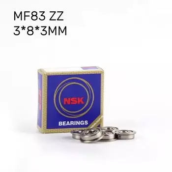 Фланцевый подшипник 12 шт., японское производство NSK MF83 ZZ, миниатюрный высокоскоростной подшипник 3*8*3 мм