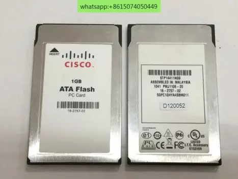 Флэш-карта для ПК CISCO 1G ATA, маршрутизатор Cisco CNC, карта памяти PCMCIA