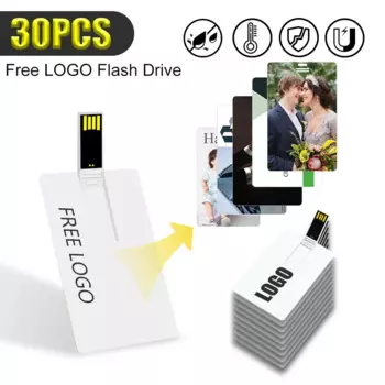 Флэш-накопитель USB в виде кредитной карты, 128 Мб, 4 ГБ, 8 ГБ, 16 ГБ, 32 ГБ
