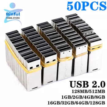 Флеш-накопитель USB 2,0, 2 ГБ, 4 ГБ, 8 ГБ, 16 ГБ, 32 ГБ, 64 ГБ, 128 ГБ, короткая универсальная плата Udisk «сделай сам», 50 шт.
