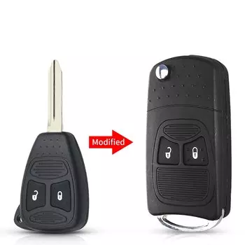 Флип-чехол для Jeep Dodge Compass Wrangler Patriot Fob 2/3/4 кнопок