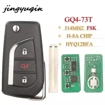 Флип-чип jingyuqin GQ4-73T HYQ12BFA 3BTN 314 МГц FSK H (8A) для Toyota RAV4 Camry Corolla 2015 - 2021