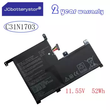 Флип-книга C31N1703 Аккумулятор для ноутбука Asus Zenbook Q505UA BI5T7 BI5T9 Q525UA BI7T9 UX561UA BO003T BO020R BO039T UX561UN BO013R BO035R