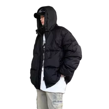 Флисовая утепленная Толстая мужская куртка на молнии с капюшоном