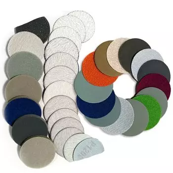 Флокированная наждачная бумага VIBRATITE 2 дюйма, 60-1000 зернистость