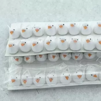 Флокированные фигурки голубей YEAHBUY 24 шт.