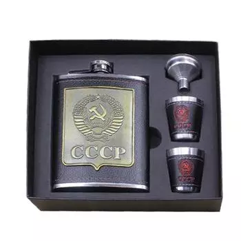 Фляжка из нержавеющей стали VKTECH 8 унций