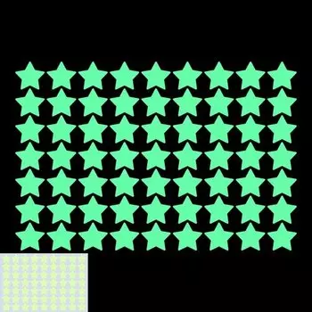 Флуоресцентные наклейки NICELET для стен