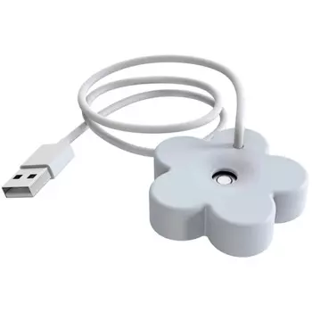 Флюоресцентный увлажнитель воздуха с USB-кабелем, белый