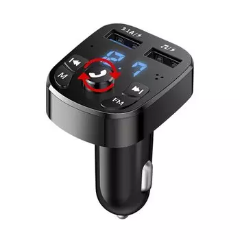 FM-передатчик Автомобильный беспроводной Bluetooth 5,0 FM-радиомодулятор Автомобильный комплект 3.1A USB Автомобильное зарядное устройство Handsfree Aux Audio MP3-плеер