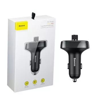 FM-передатчик Baseus, Автомобильное Зарядное Устройство С Bluetooth, MP3-модуль, Двойной USB 3.4A