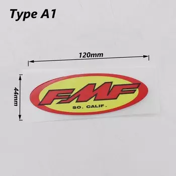 FMF PowerCore 2, наклейка на суппорт, наклейки на выхлопную трубу мотоцикла, универсальный клей для мотоциклов и автомобилей, Aufkleber