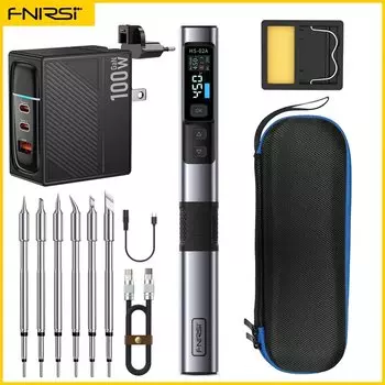 FNIRSI HS-02 электрический паяльник 100 Вт