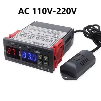FNIRSI STC-3028 термостат с цифровым дисплеем для контроля температуры и влажности