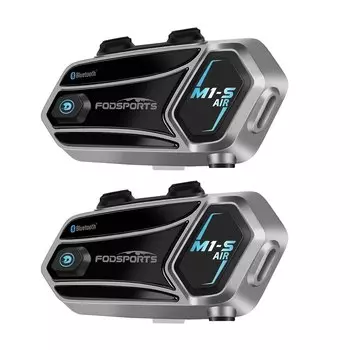 Fodsports M1-S Air мотогарнитура для шлема Bluetooth-гарнитура для мотоциклетных шлемов, переговорное устройство,мотогарнитура,гарнитура для мотошлема