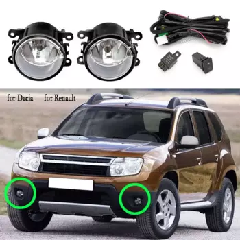 Противотуманные фары для Renault Duster Logan Koleos Clio IV Megane 2/3 Talisman Grand Scenic Sandero Противотуманные фары Светодиодные противотуманные фары