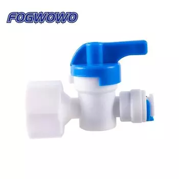 FOGWOWO Клапан обратного осмоса 1/2"-1/4", пластик