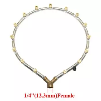 FOGWOWO регулируемая кольцевая распылительная насадка 14 мм