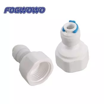 FOGWOWO соединитель для садовой воды 1/2" на 1/4", пластик