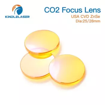 Фокусирующая линза CVD ZnSe Kindlelaser 25,4 мм для лазера CO2