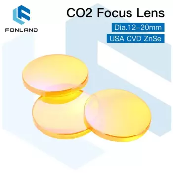 Фокусные линзы FONLAND CVD ZnSe для лазерной гравировки CO2