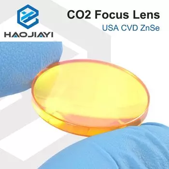 Фокусный объектив HAOJIAYI CO2 ZnSe для лазерной гравировки и резки