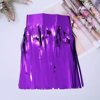 Фольгированная гирлянда бахрома 30x300 см youyouhuan