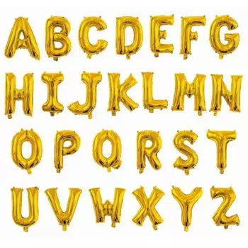 Фольгированные буквы для праздника 16 дюймов