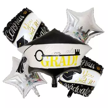 Фольгированные гелиевые шары LQVYI 5 шт.