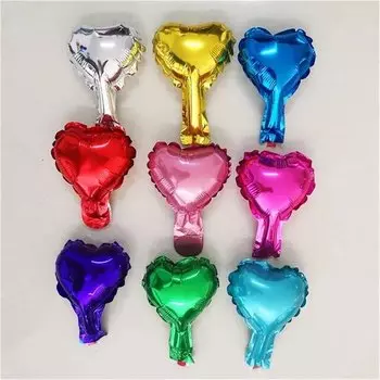 Фольгированные сердечные шары Popdropparty 5 дюймов