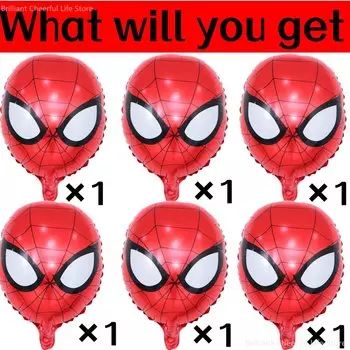 Фольгированные шары Человек-паук Disney 6 шт.
