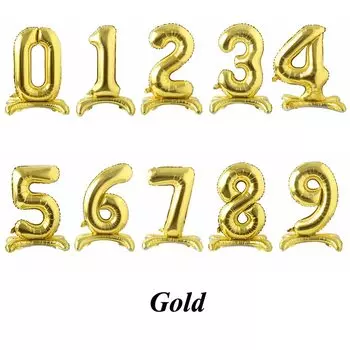 Фольгированные шары CHLEZI 32 дюйма розовое золото, серебро, красный