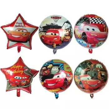 Фольгированные шары Disney Lightning McQueen, 10 шт.