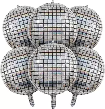 Фольгированные шары для вечеринки Wangchao Craft 22 дюйма серебристые