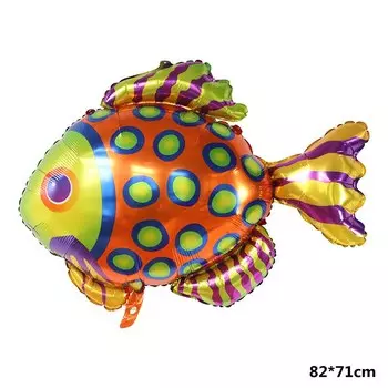 Фольгированные шары LQVYI морские животные