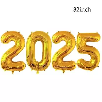 Фольгированные шары OLOEY "С Новым Годом 2025"