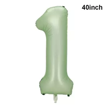 Фольгированные шары "Сафари", зелёный, 0-9