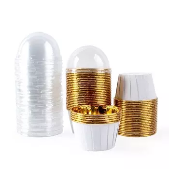 Фольгированные вкладыши для кексов WEIGAO 25/50 шт