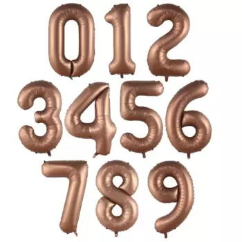 Фольгированные воздушные шары Globo 40 дюймов 0-9