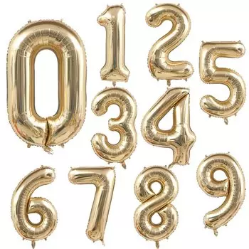 Фольгированные воздушные шары WILD FRUIT 40 дюймов 0-9