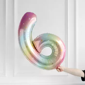 Фольгированный гелиевый шар-номер Globos 40 дюймов