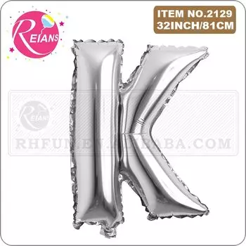 Фольгированный шар REIANS 32 дюймов серебристый