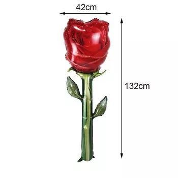 Фольгированный шар-роза PartiesTour