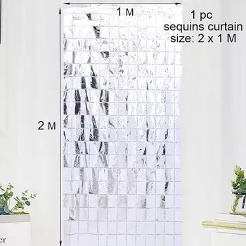 Фольговая занавеска Parehope 2x2 м