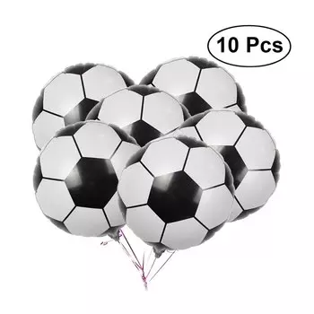Фольговые шары-футболы RENYUAN, 18 дюймов, 10 шт.