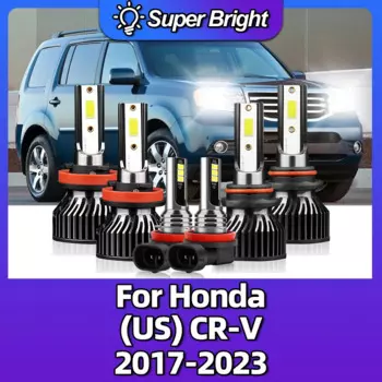 Фонарь, 10000 лм, 100 Вт, лампы головного света, лампы Turbo, 6000K, лампы для Honda (США), модель 2017, 2018, 2019, 2020, 2021, 2022, 2023