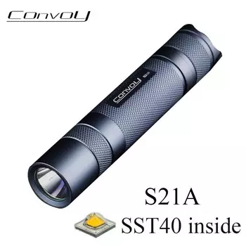 Фонарь Convoy S21A SST40 21700 белый