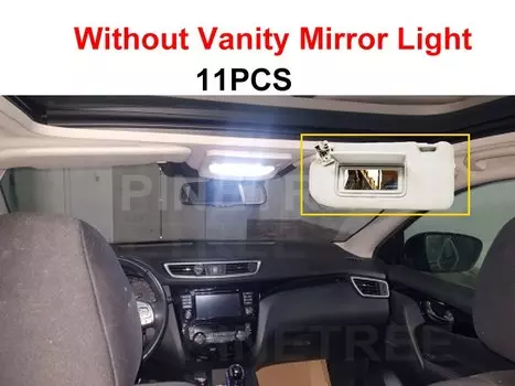 Фонарь для Nissan Qashqai J10 J11 2007-2015 2016 2017 2018 2019 2020 светодиодные лампы Canbus без ошибок