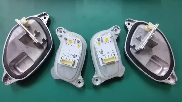 Фонарь дневного света светодиодный модули 63119448115 63119448116 для BMW F40 F44 Gran Coupe 218i M235iX CSL желтый Ледяной Синий Красный DRL